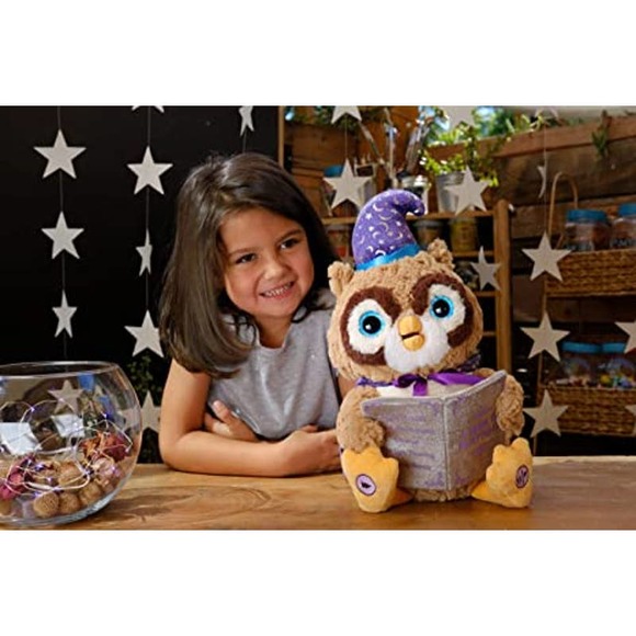Cuddle Barn Octavius The Storytelling Owl 12" Animated Stuffed Animal Pl… - Picture 2 of 3